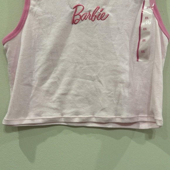 NWT Barbie pink tank top- XXL - Picture 3 of 4